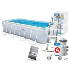 Intex 26780, каркасний басейн 400 x 200 x 100 см CHEVRON PRISM FRAME RECTANGULAR PREMIUM POOL Intex 26780, каркасний басейн 400 x 200 x 100 см CHEVRON PRISM FRAME RECTANGULAR PREMIUM POOL