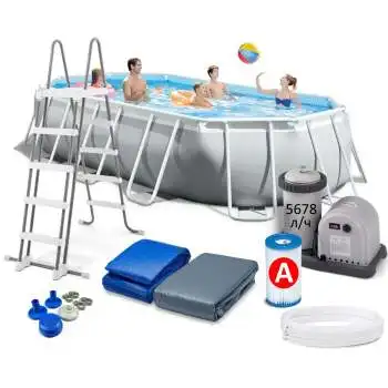 Intex 26796, каркасний басейн 503 x 274 x 122 см Prism Frame Oval Pool