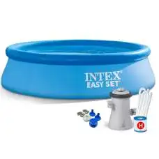 Intex 28108, надувной бассейн 244 x 61 см Easy Set с фильтром Intex 28108, надувной бассейн 244 x 61 см Easy Set с фильтром