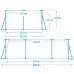 Intex 28270, каркасний басейн 220 x 150 x 60 см Rectangular Frame Pool