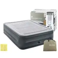 Intex 64418, надувная кровать 203 x 152 x 56 см COMFORT-PLUSH