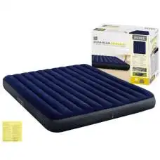 Intex 64755, надувний матрац 203 x 183 x 25 см CLASSIC DOWNY