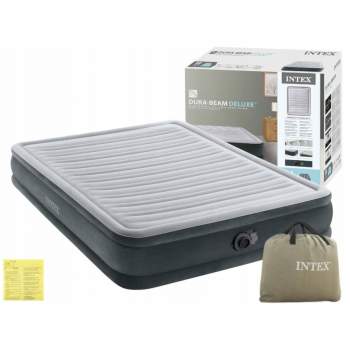 Intex 67770, надувная кровать 203 x 152 x 33 см COMFORT-PLUSH