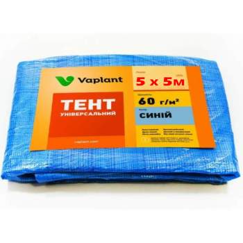 Welltex-Vaplant tent-60-5x5, тент універсальний, Тарпаулін-підстилка, 60 г / м2