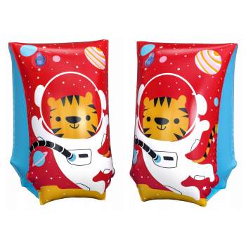 Bestway 32102-tigers, надувные нарукавники Тигры, 30x15см, 5-12л