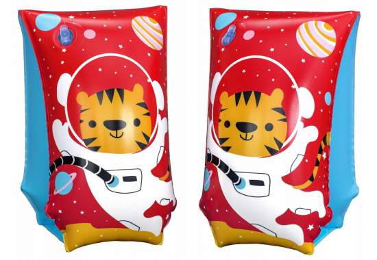 Bestway 32102-tigers, надувные нарукавники Тигры, 30x15см, 5-12л