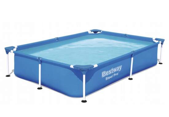 Bestway 56401, каркасный бассейн 221 x 150 x 43 см Steel Pro Frame Pool