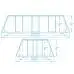 Bestway 56722, каркасный бассейн 412 x 201 x 122 см