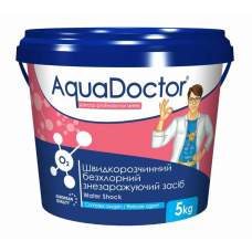 AquaDoctor O2-5, Дезинфектант на основе активного кислорода Water Shock О2 в гранулах, 5кг