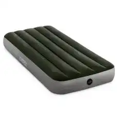 Intex 64760, надувний матрас 191 x 76 x 25 см, з вбудованим ножним насосом Downy Airmatress