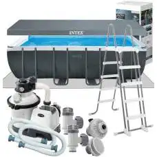 Intex 26356, каркасный бассейн 549 x 274 x 132 см Ultra XTR Rectangular Frame Pool Intex 26356, каркасный бассейн 549 x 274 x 132 см Ultra XTR Rectangular Frame Pool