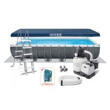 Intex 26364, каркасний басейн 732 x 366 x 132 см Ultra XTR Rectangular Frame Pool