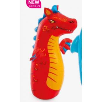 Intex 44669-red-dragon, надувная фигура-неваляшка Красный Дракон