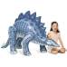 Intex 48593-blue-stegosaurus, надувная фигура Стегозавр, 64 x 165 x 91 см