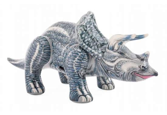 Intex 48594-blue-triceratops, надувна фігура Трицератопс, 178 x 79 x 71 см