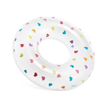 Intex 59259-heart, надувной круг Сердце. 81см, от 8л