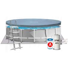 Intex 26726, каркасний басейн 457 x 122 см Prism Frame Pool