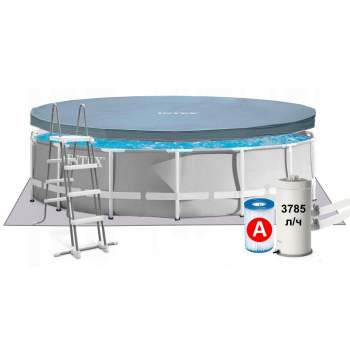 Intex 26726, каркасный бассейн 457 x 122 см Prism Frame Pool