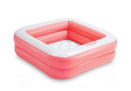 Intex 57100-pink, надувной детский бассейн "Розовый"