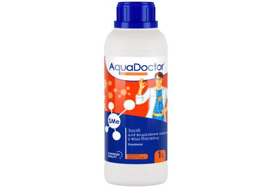 AquaDoctor SMe-1, StopMetal. Средство для удаления металлов, 1л