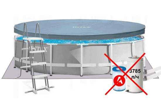 Intex 26726-1 New, каркасный бассейн 457 x 122 см Prism Frame Pool (без насос-фильтра)