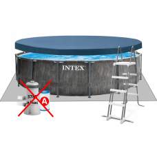Intex 26742-1 New, каркасный бассейн 457 x 122 см GreyWood Prism Frame Pool (без насос-фильтра)