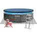 Intex 26742-1 New, каркасный бассейн 457 x 122 см GreyWood Prism Frame Pool (без насос-фильтра)