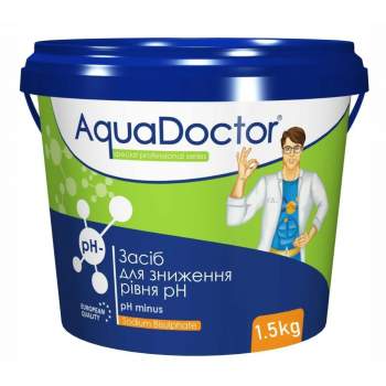 AquaDoctor PHM-1-5, pH Minus. Гранули, 1,5кг