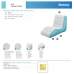 Bestway 75127, надувное кресло для отдыха, 133x79x88см