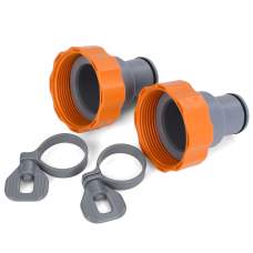 Bestway f6h202, Комплект из двух адаптеров и двух хомутов для бассейнов. D-38-32мм Bestway f6h202, Комплект из двух адаптеров и двух хомутов для бассейнов. D-38-32мм