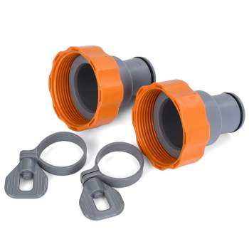 Bestway f6h202, Комплект из двух адаптеров и двух хомутов для бассейнов. D-38-32мм