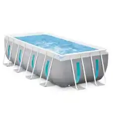 Intex 26770, каркасный бассейн 400 x 200 x 122 см с окнами Prism Clearviev Rectangular Pool