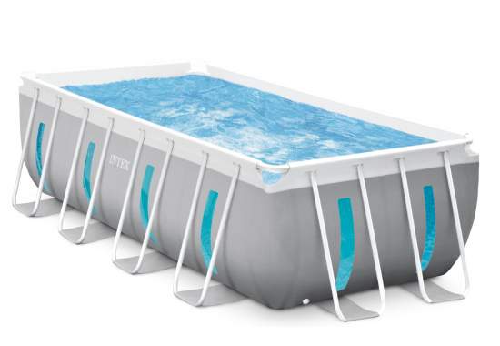 Intex 26770, каркасний басейн 400 x 200 x 122 см з вікнами Prism Clearviev Rectangular Pool