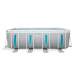 Intex 26770, каркасний басейн 400 x 200 x 122 см з вікнами Prism Clearviev Rectangular Pool