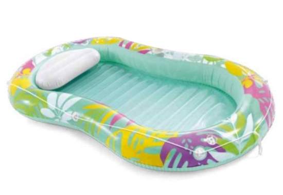 Intex 57803-green, надувний матрац для плавання. 206x122см. Зелений