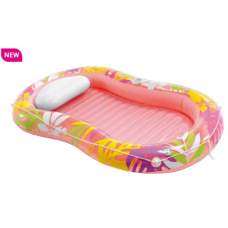 Intex 57803-pink, надувний матрац для плавання. 206x122см. Рожевий