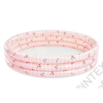 Intex 58432-cherry, надувной детский бассейн Вишня, 147x33 см, от 2 лет