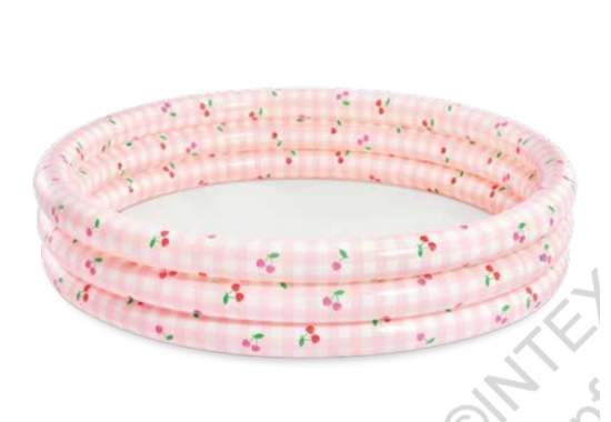 Intex 58432-cherry, надувний дитячий басейн Вишня, 147x33 см,від 2 років