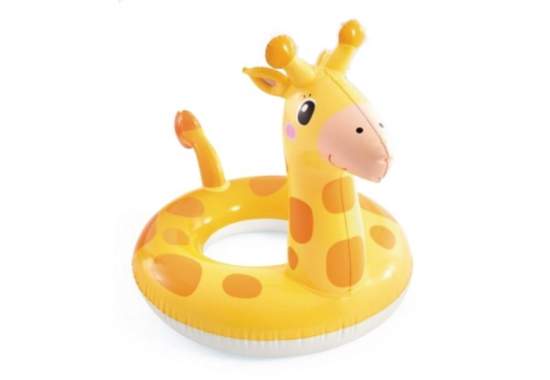 Intex 59221-giraffe, надувний круг звірі. Жираф, 86x58см, 3-6р