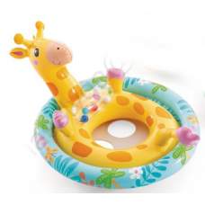 Intex 59570-giraffe, надувний пліт Жираф, 91х58см 3-4р