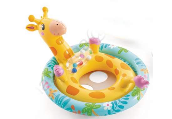 Intex 59570-giraffe, надувний пліт Жираф, 91х58см 3-4р
