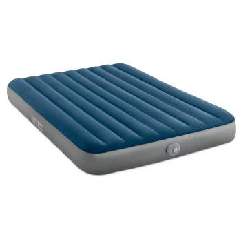 Intex 64189, надувний матрац 203 x 152 x 25 см зі з'ємним акумуляторним насосом Prestige Downy withRechargeable Pump