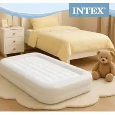 Intex 66811, надувная кровать 168 x 107 x 25 см детская с бортиками и матрасом