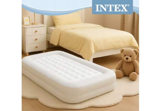 Intex 66811, надувне ліжко 168 x 107 x 25 см дитяче з бортиками і матрацом
