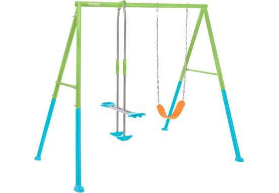 Intex 44120, Гойдалка 236x235x200см, 2-в-1, 3 - 10 років