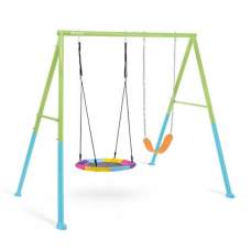 Intex 44125, Качели Гнездо Аиста 254x235x200см, 2-в-1, 3 - 10 лет Intex 44125, Качели Гнездо Аиста 254x235x200см, 2-в-1, 3 - 10 лет