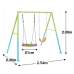 Intex 44125, Качели Гнездо Аиста 254x235x200см, 2-в-1, 3 - 10 лет