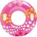 Intex 59256-pink, надувной круг Звезды. Розовый. 91см, от 9л