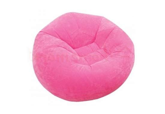 Intex 68569-R, надувное кресло 107 x 104 x 69 см, розовое