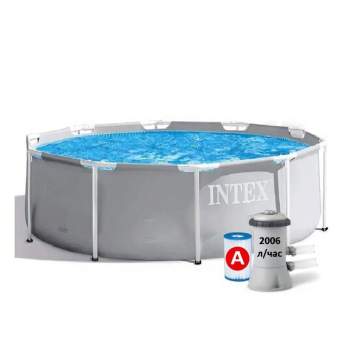 Intex 26706ND, каркасний басейн 305 x 99 см Prism Frame Premium Pool (насос-фільтр 2006л/год)